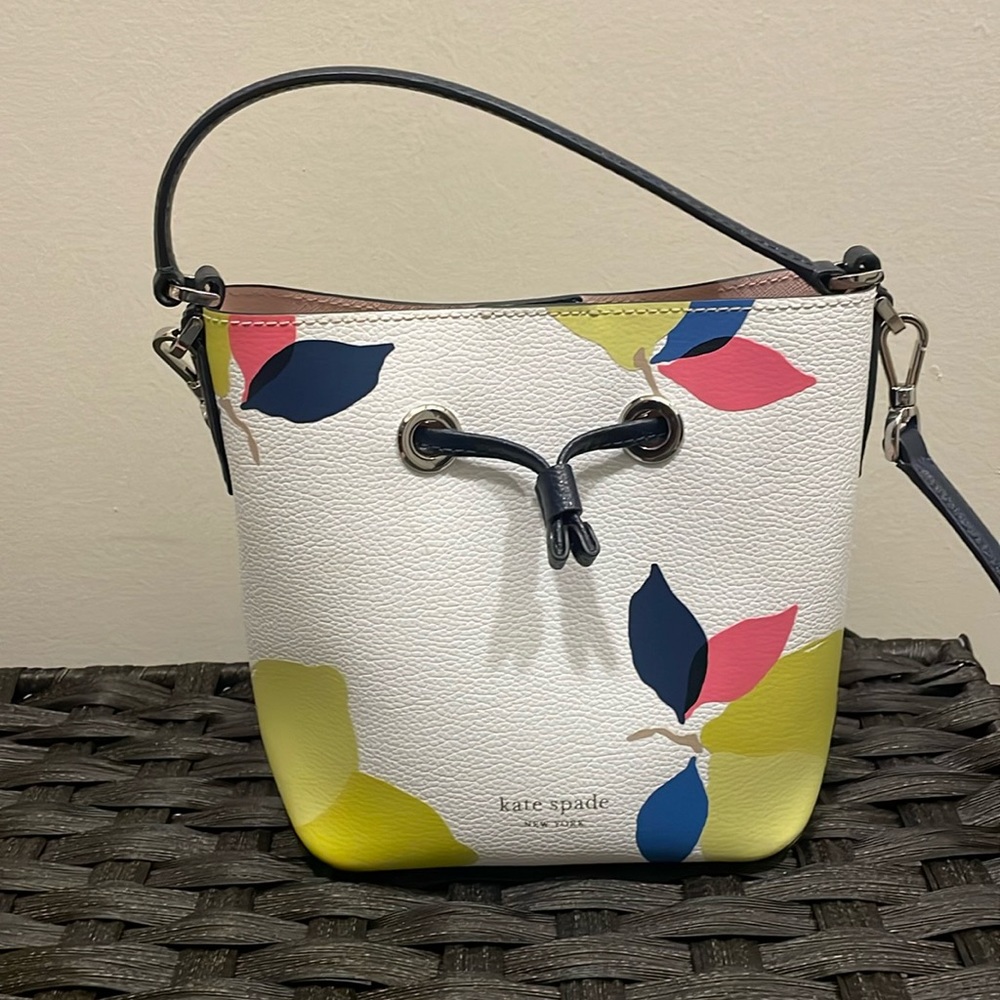 Floral Kate Spade Bucket Crossbody